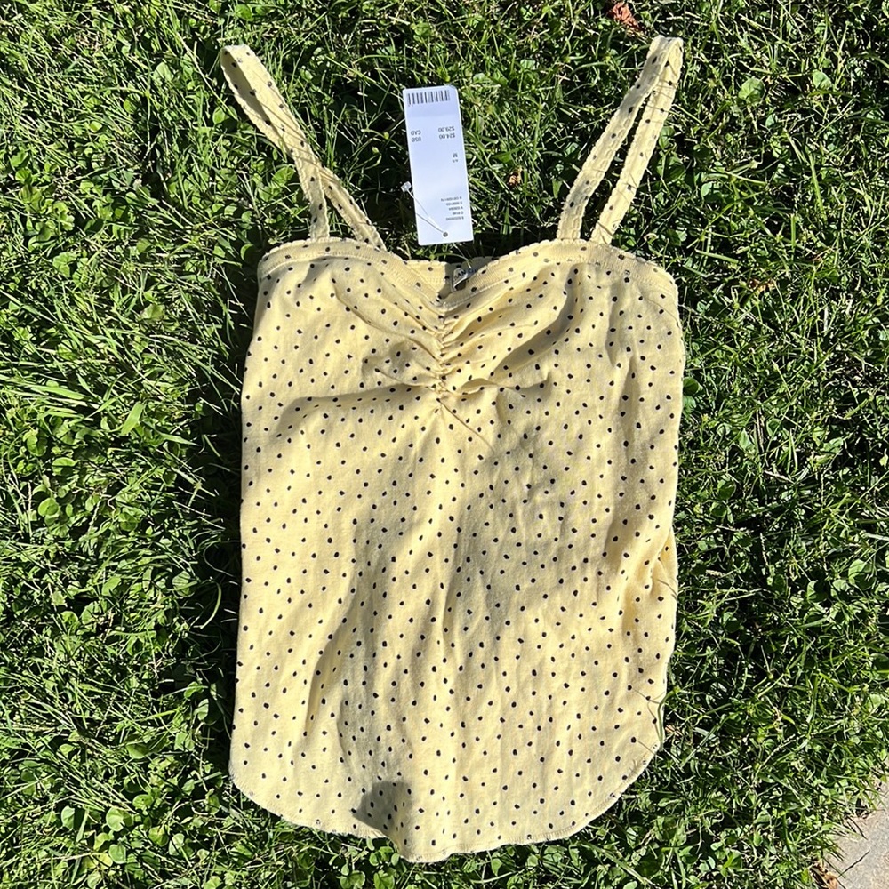 Yellow Polka-dot tank - Picture 2 of 3